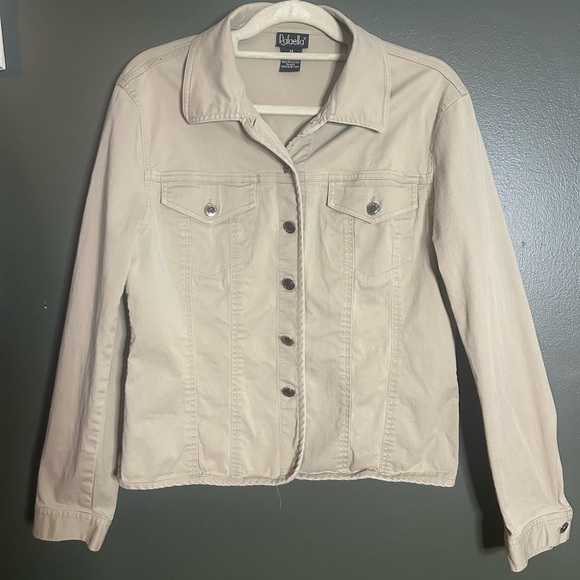 Women’s Size 14 Rafaella Khaki Blazer - Picture 1 of 6
